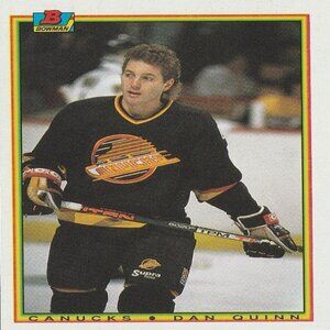 Dan Quinn - 1990 Topps Bowman Hockey Card